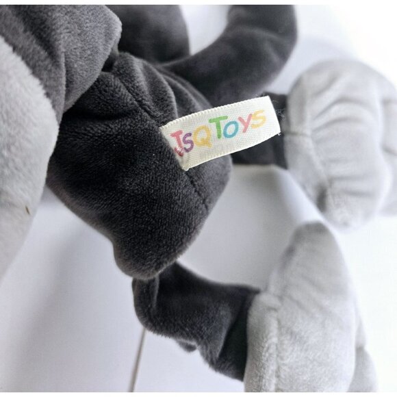 JSQ Toys Monkey 10" tall Gray Hand Puppet Plush Vintage - Picture 4 of 7